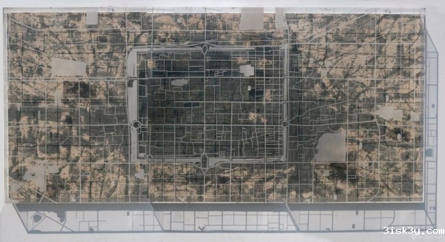 司尚林 中国式地图之西安 综合材料 2018 80x180cm 